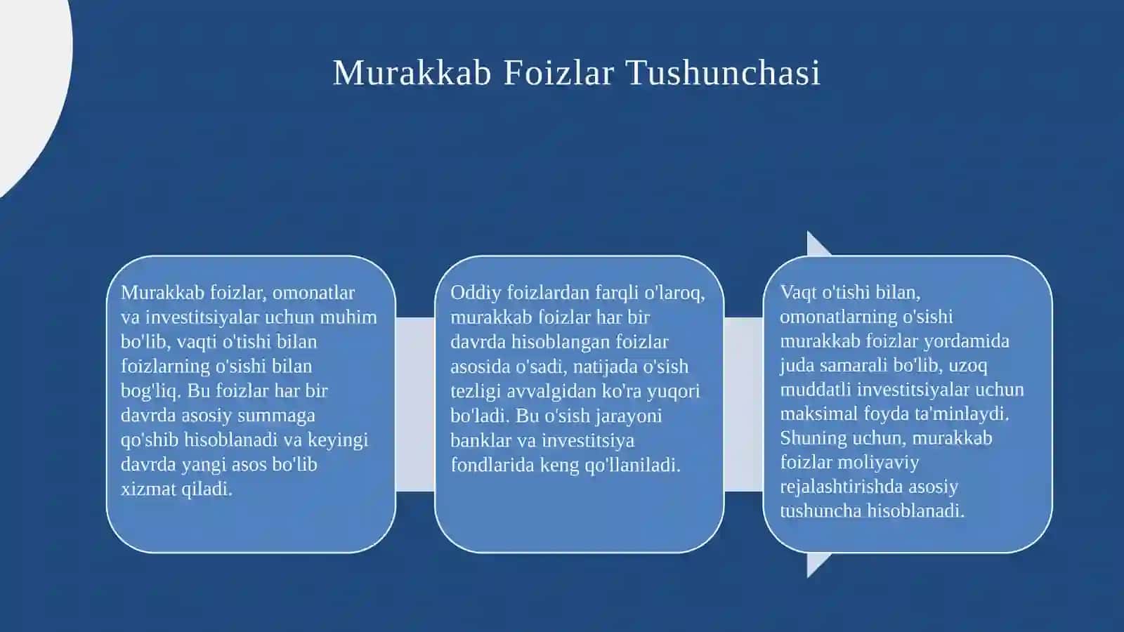Murakkab Foizlar Tushunchasi 3