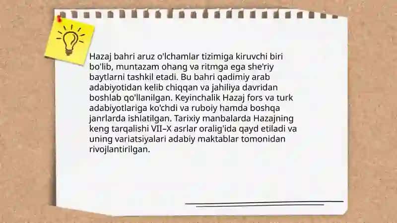 Hazaj bahri vaznlari Ruboiy vaznlari Axrab va Axram shajarasi 3