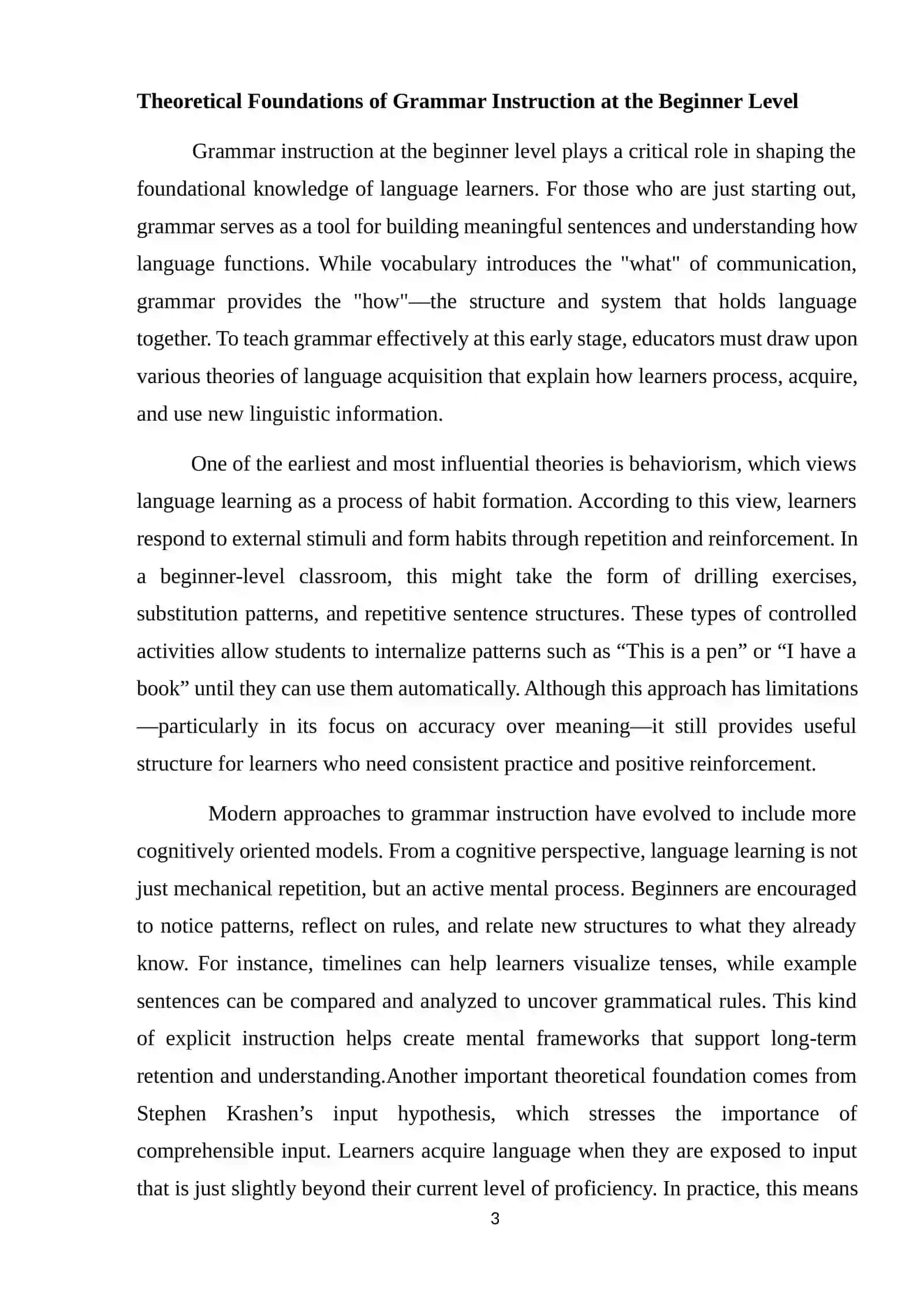 Teaching grammar from beginner to intermediate level 3