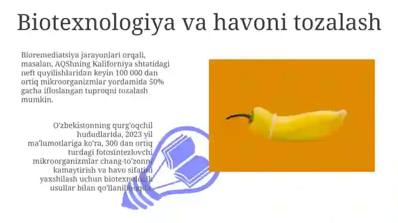 Biotexnologiyaning Atrof-muhitni Muhofaza Qilishdagi Ahamiyati 3