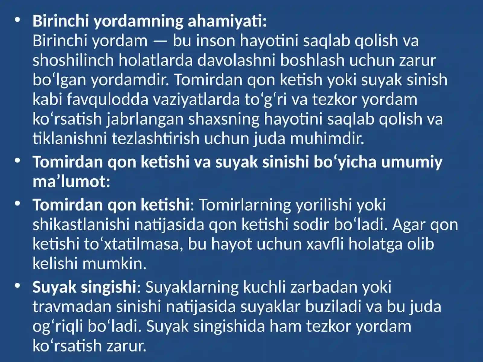 Birinchiyordam 3