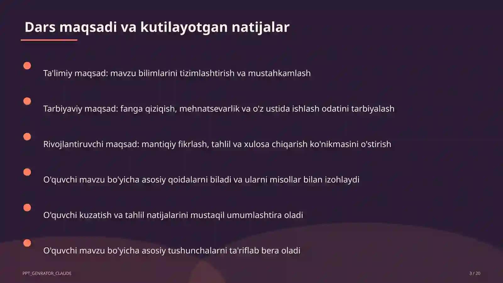 Fazoda vektorlar va koordinatalar (11-sinf) 3