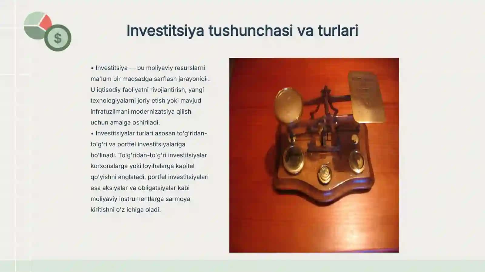 Korxona investitsion faoliyati 3