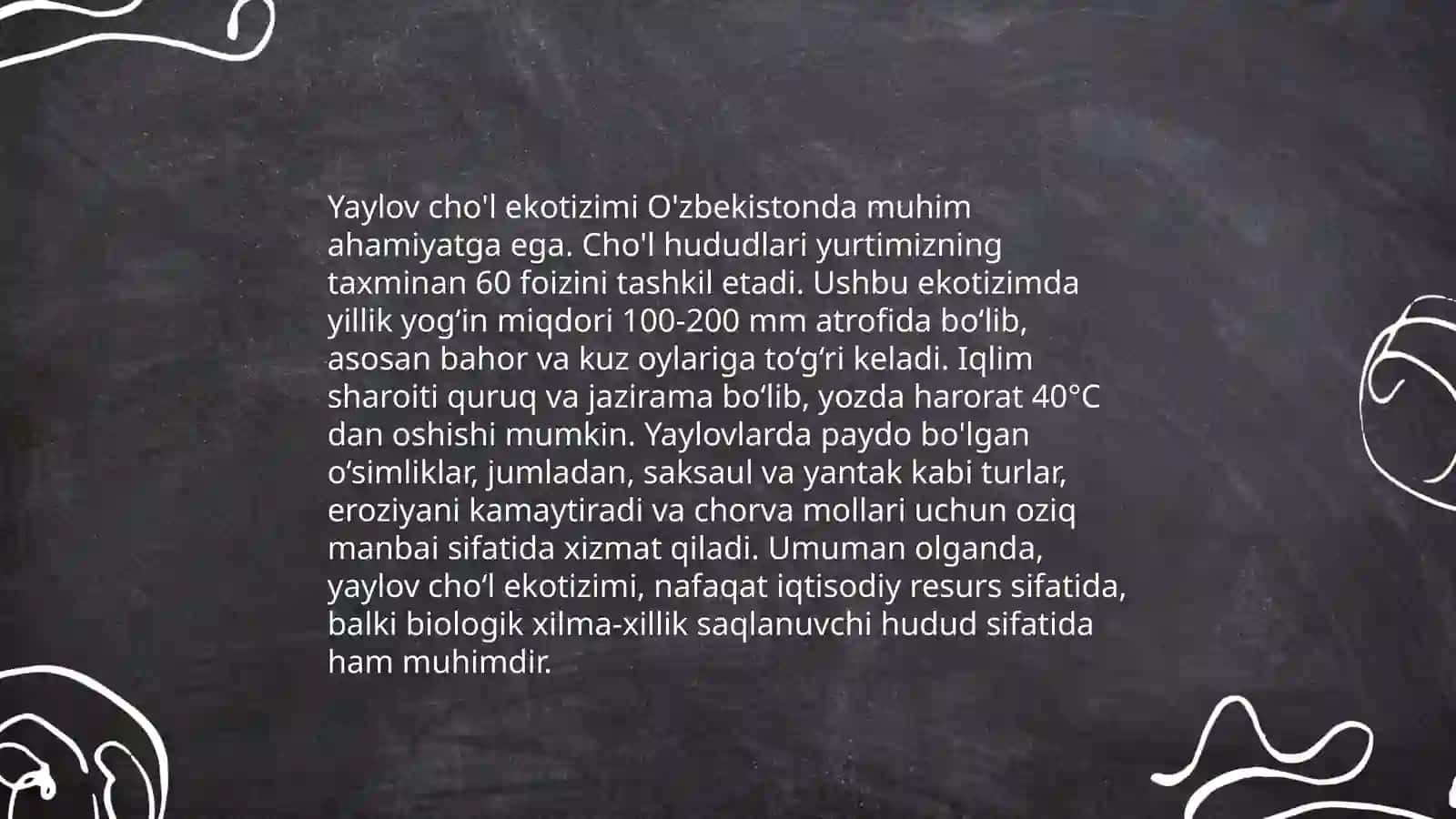 Yaylov cho'l o'simliklari 3