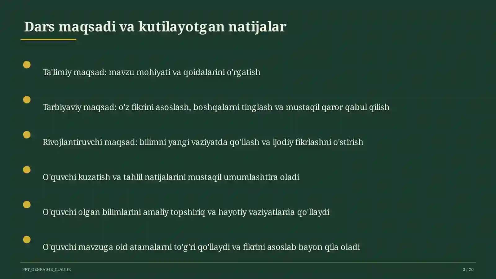 So'z yasalishi: yasama va tub so'zlar (6-sinf) 3