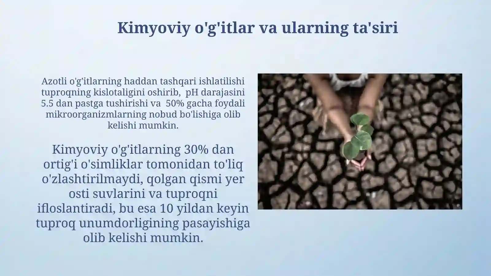 Tuproq Resurslari va ularni muhofazasi 3