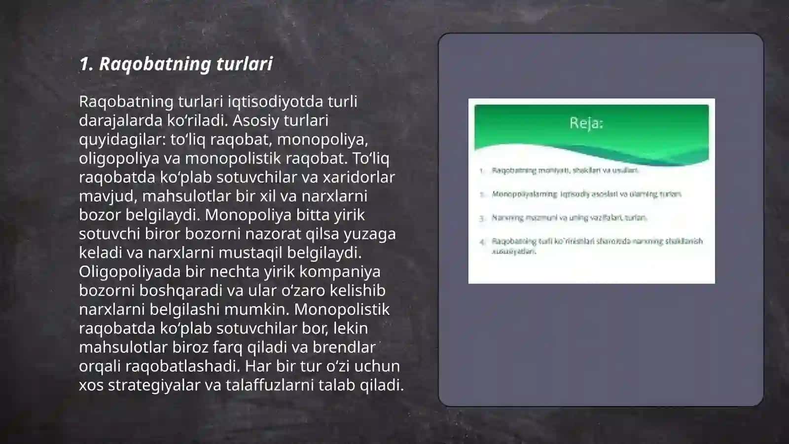 Raqobat va Monopoliya 3
