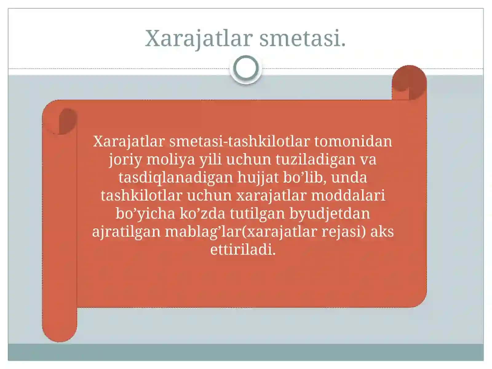 Byudjet tashkilotlarida smetalar hamda shtatlar jadvalini tuzish, tasdiqlash va taqdim etish tartibi 3