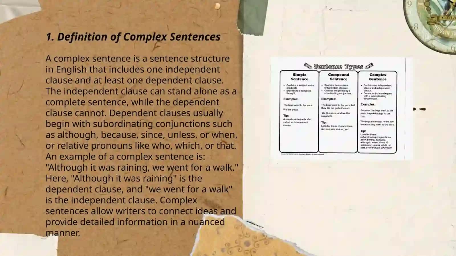 Complex Sentences 3