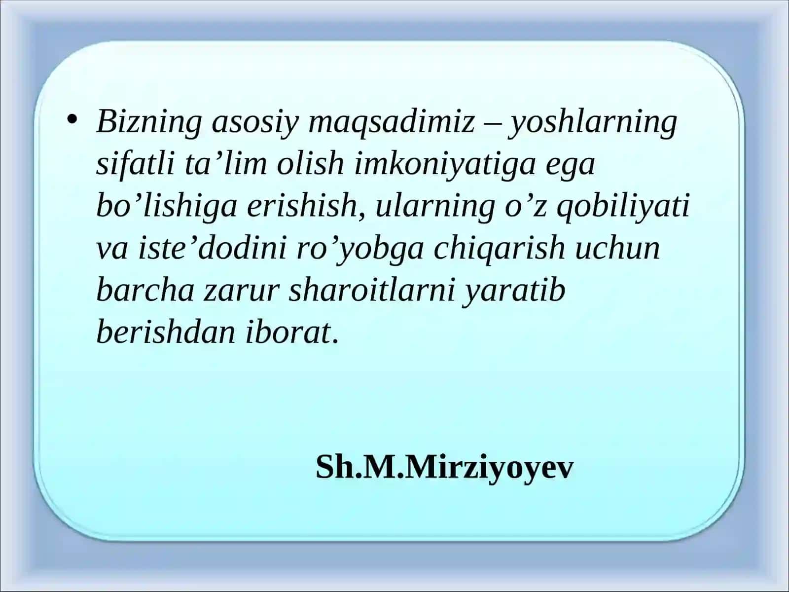 O‘zbekiston Respublikasi ta’lim tizimida modernizatsiya jarayonlari 3