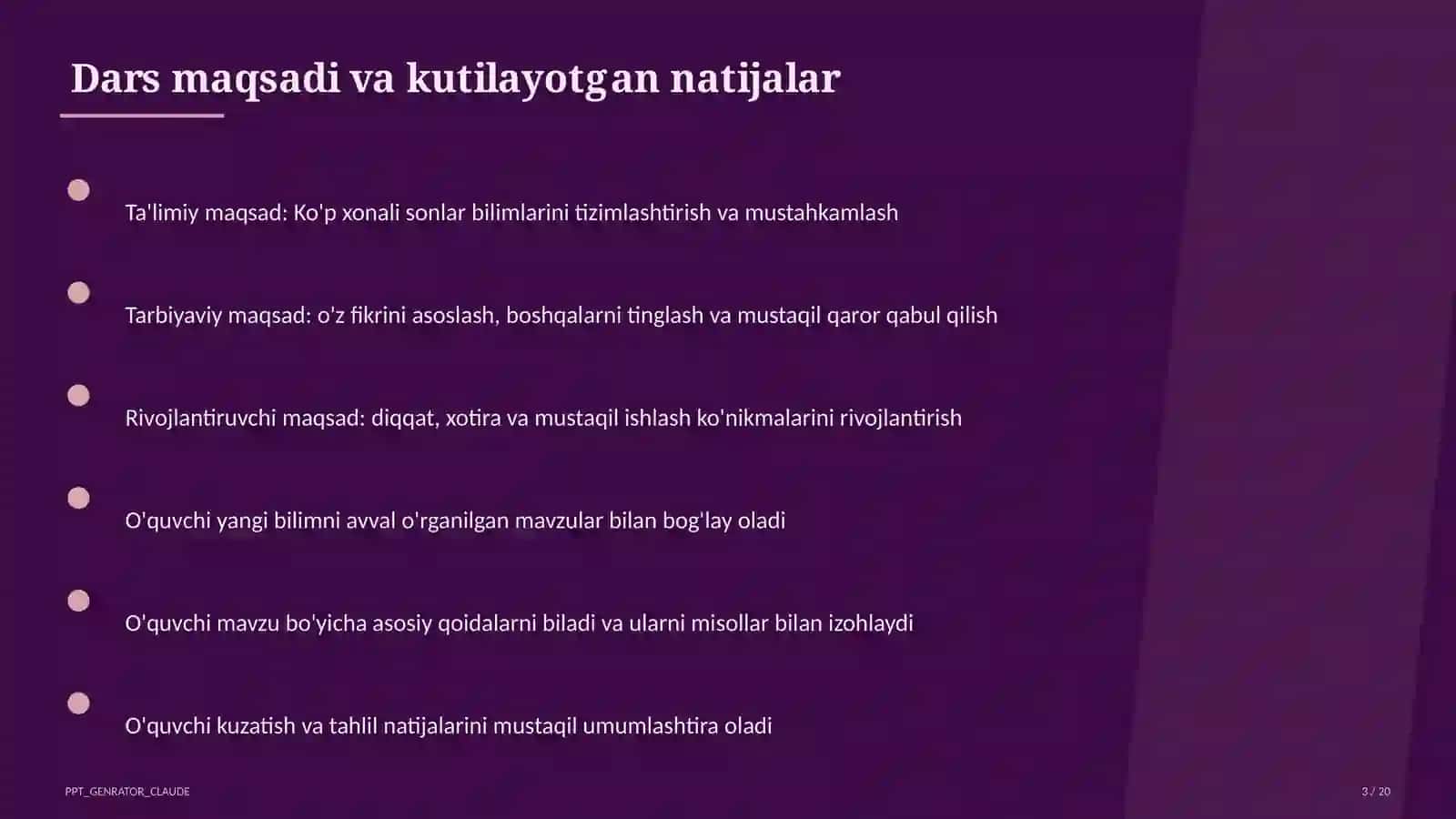 Ko'p xonali sonlar (4-sinf) 3