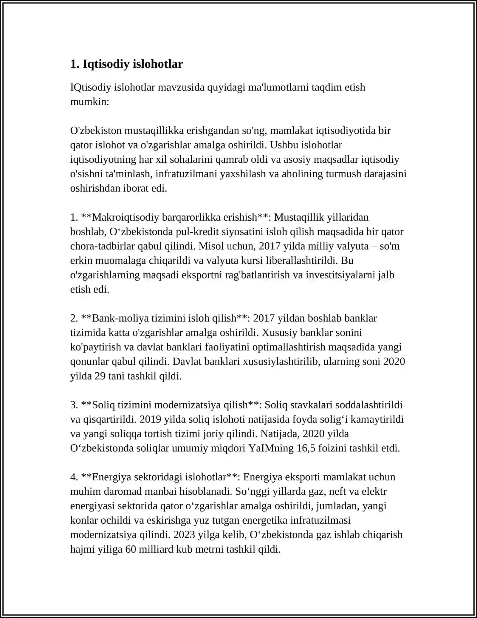 O'ZBEKISTONNING TARAQQIYOTI 3