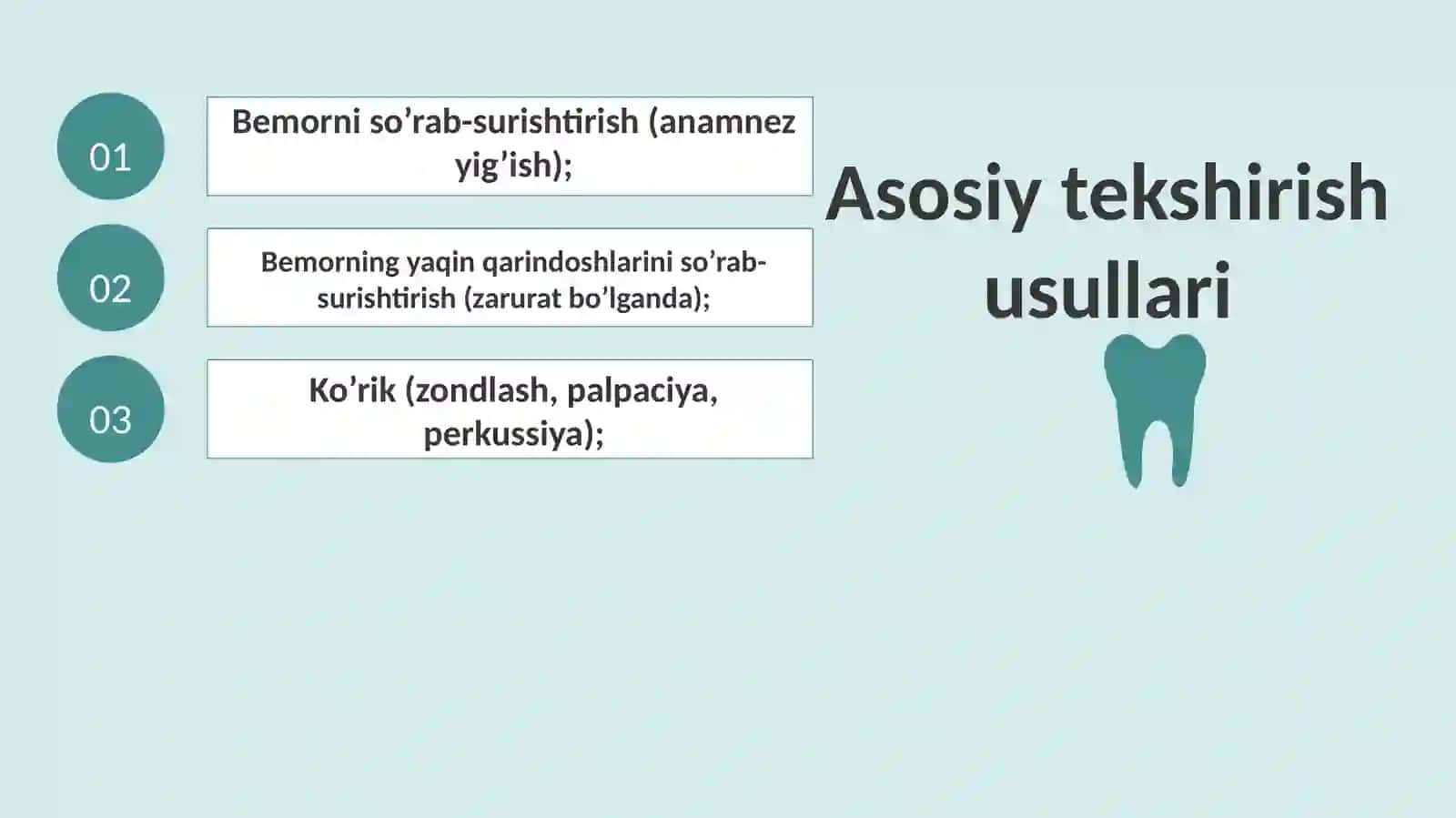 Stomatologik bemorlarni qoʻshimcha tekshirish usullari 3
