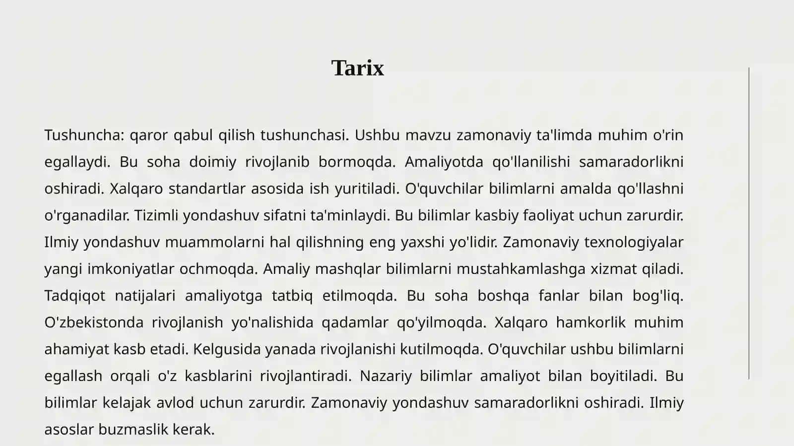 QAROR QABUL QILISH 3