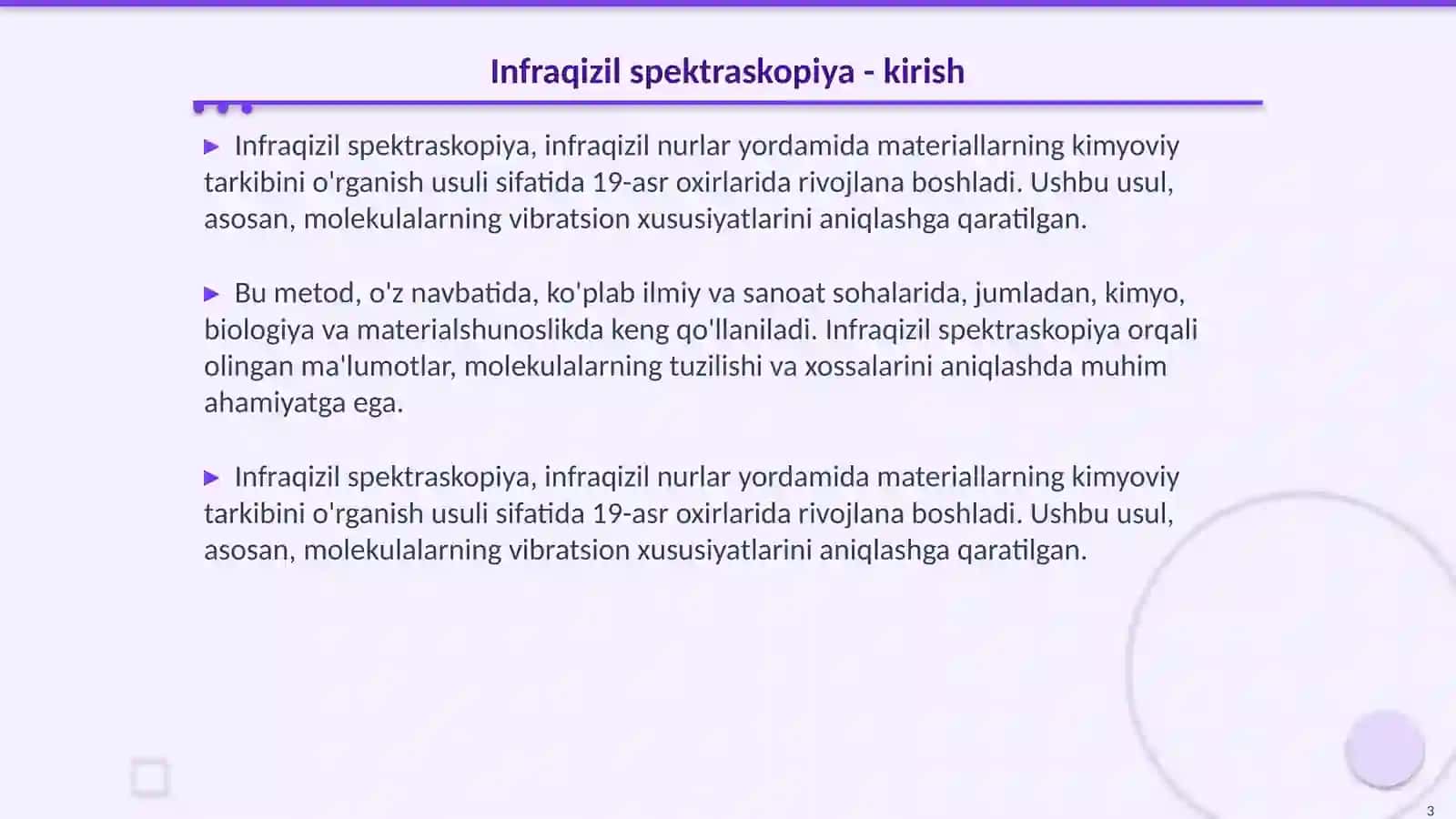 Infraqizil spektraskopiya 3