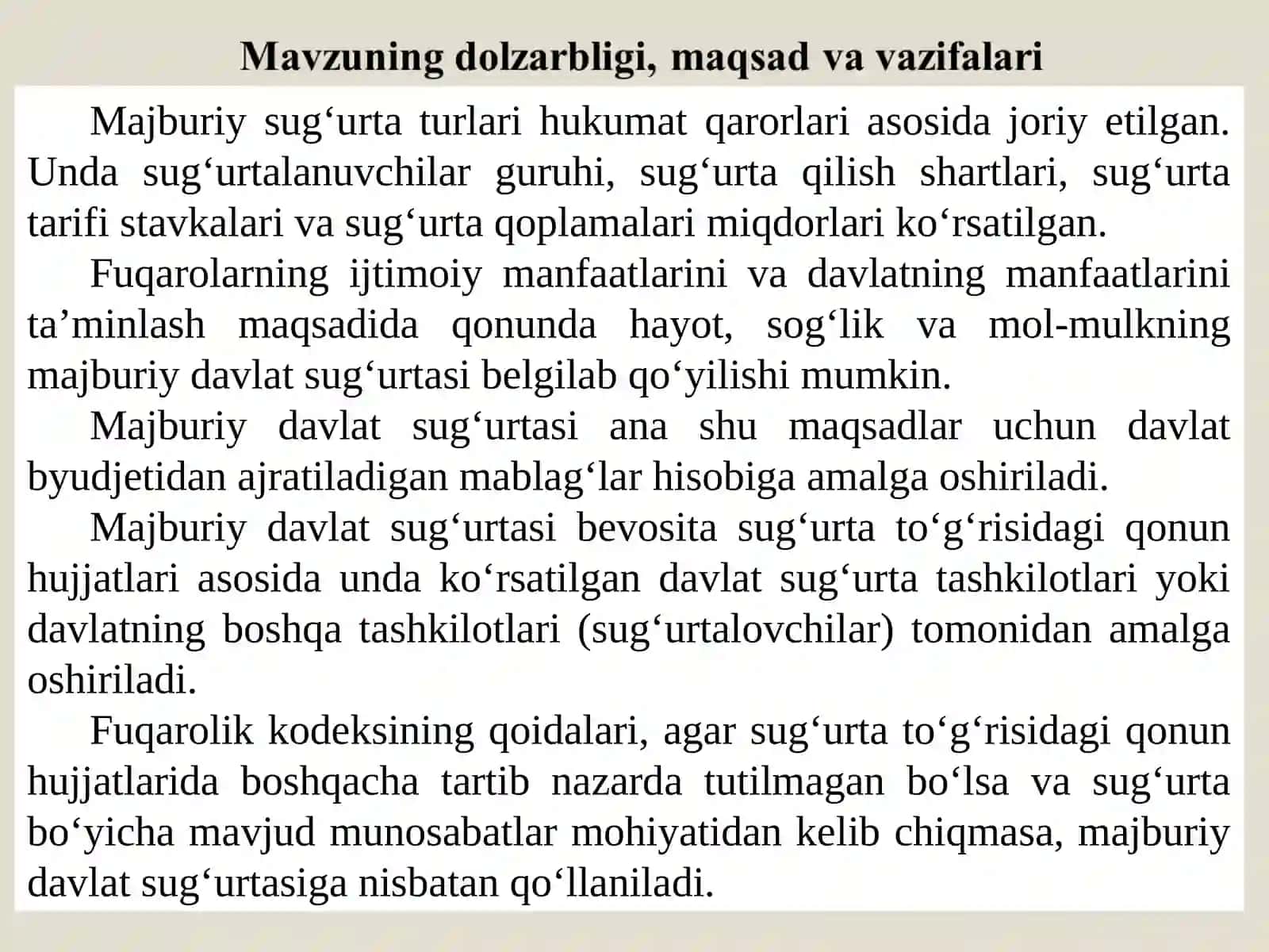 Majburiydavlatsug’urtaturlarivaularnio’zigaxosxususiyatlari 3