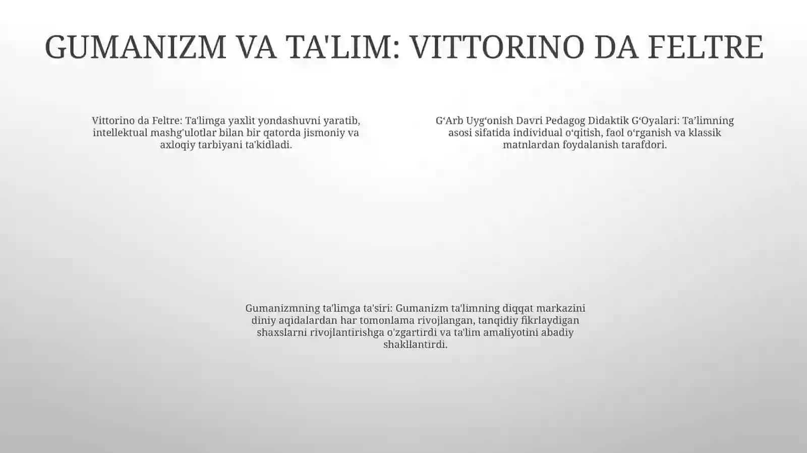 GʻArb UygʻOnish Davri Pedagogikasi Namoyondalarining Didaktik GʻOyalari 3