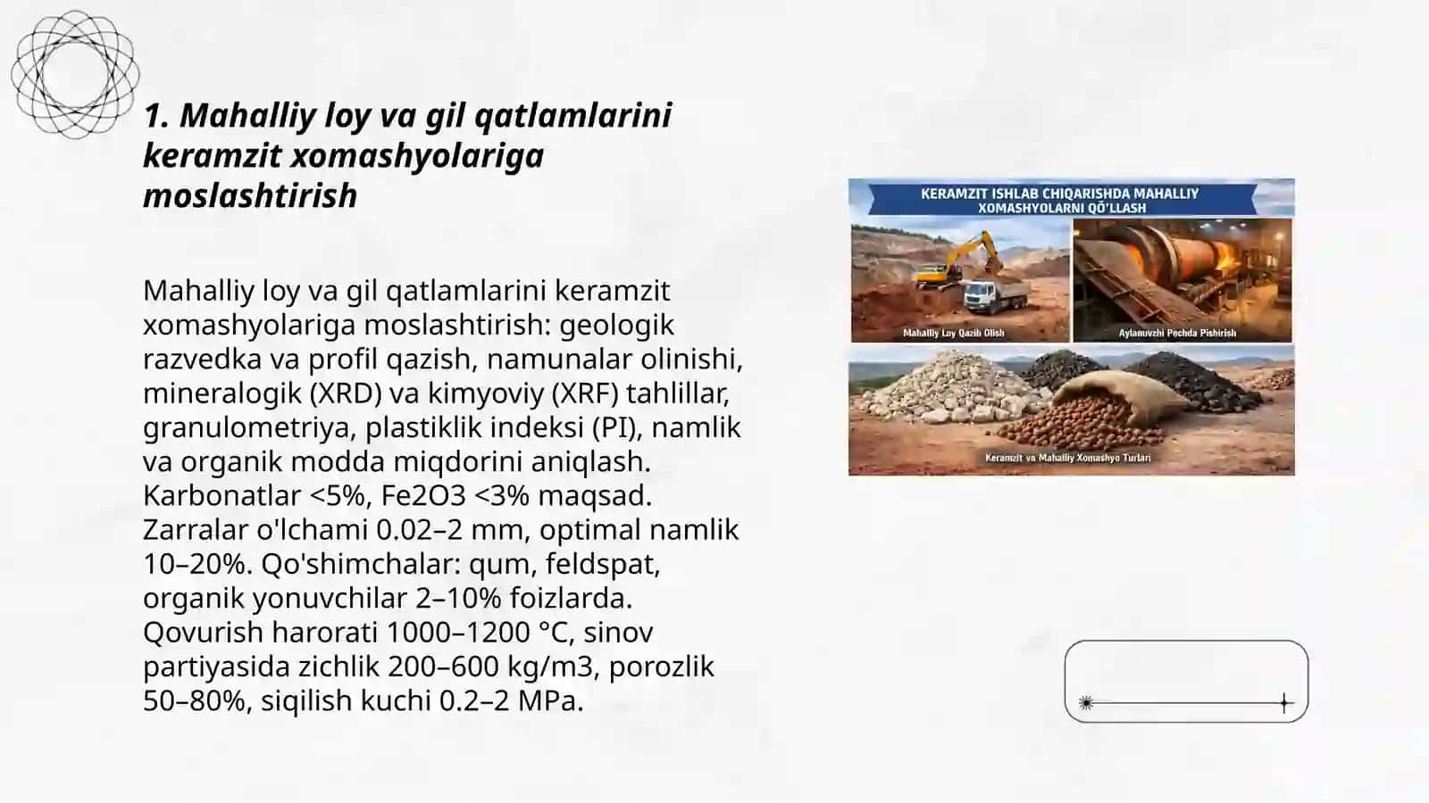 Mahalliy Keramzit Xomashyolarni Qo'llash 3