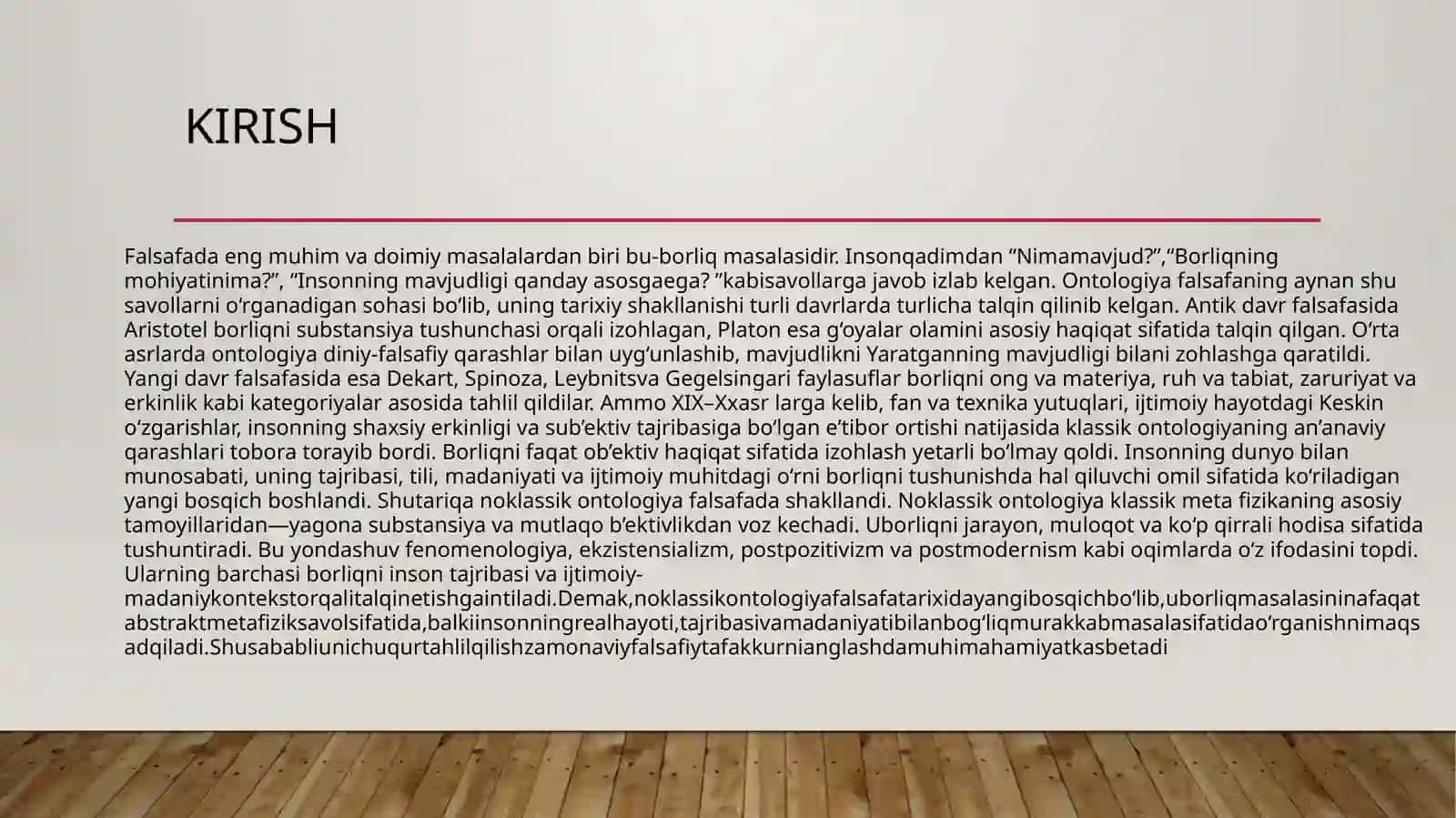 Noklassik ontologiyaniŋ yo'nalishlari va mohiyati 3