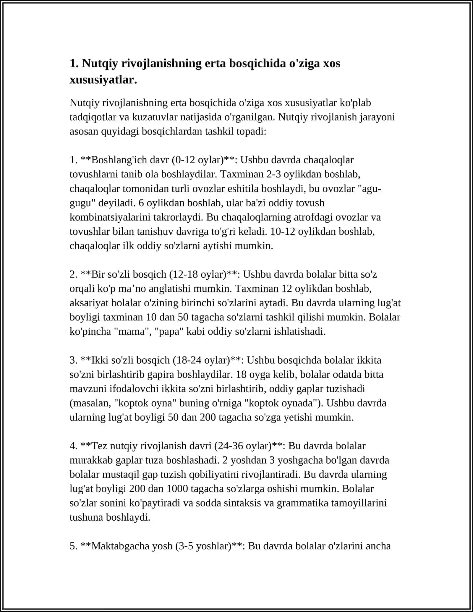 MAKTABGACHA YOSHDAGI NUTQIDA KAMCHILIGI BOʻLGAN BOLALARNING FAOLIYAT XUSUSIYATLARI 3