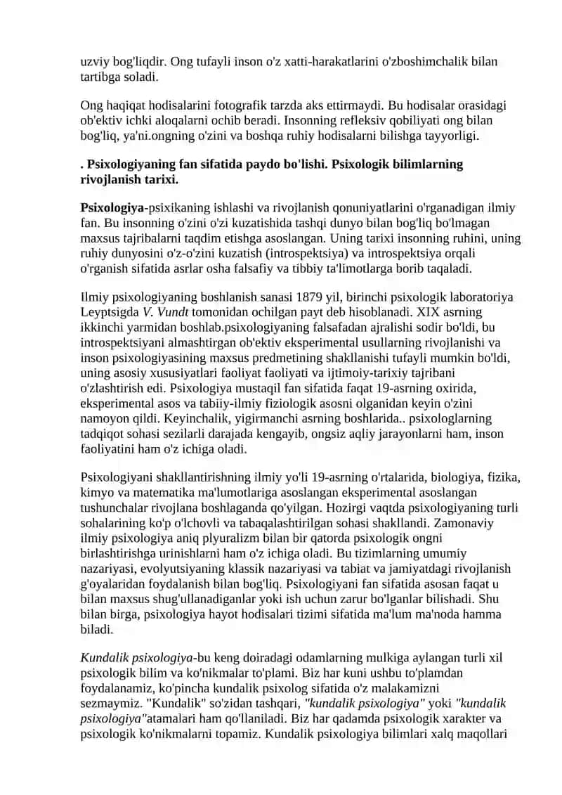 Psixika tushunchasi 3