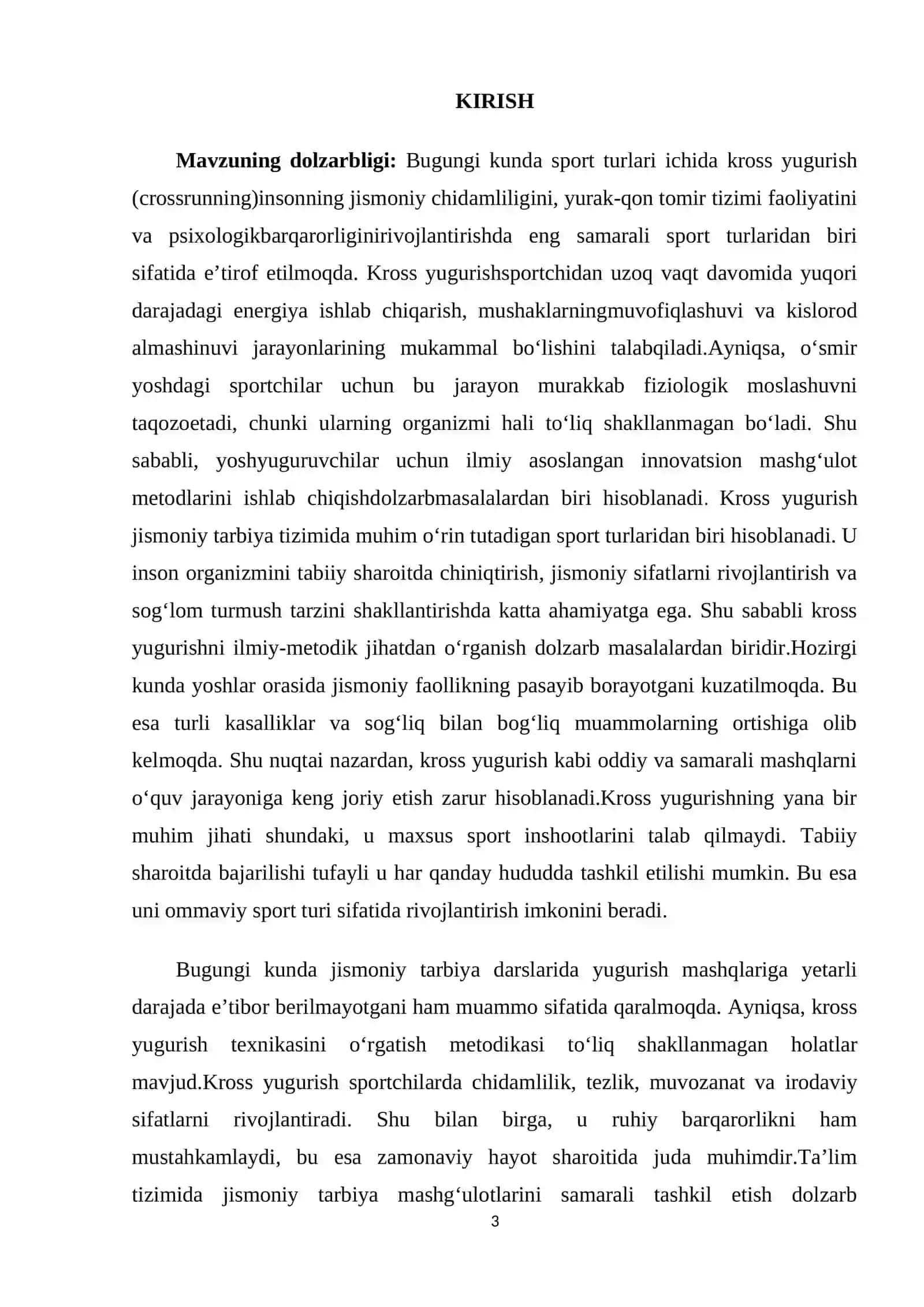Kross yugurish texnikasi o‘rganish uslubiyati 3