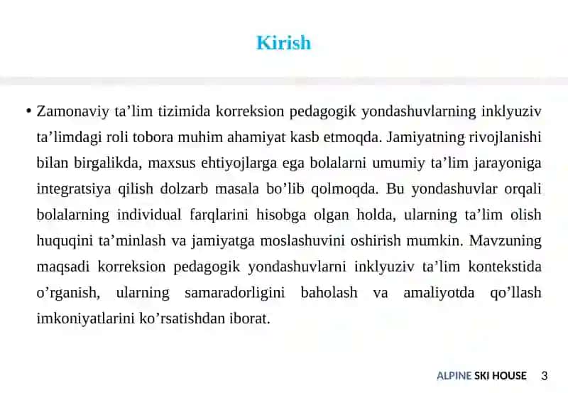 Korreksionpedagogikyondashuvlar va ularning inklyuziv ta’limdagi ro’li 3