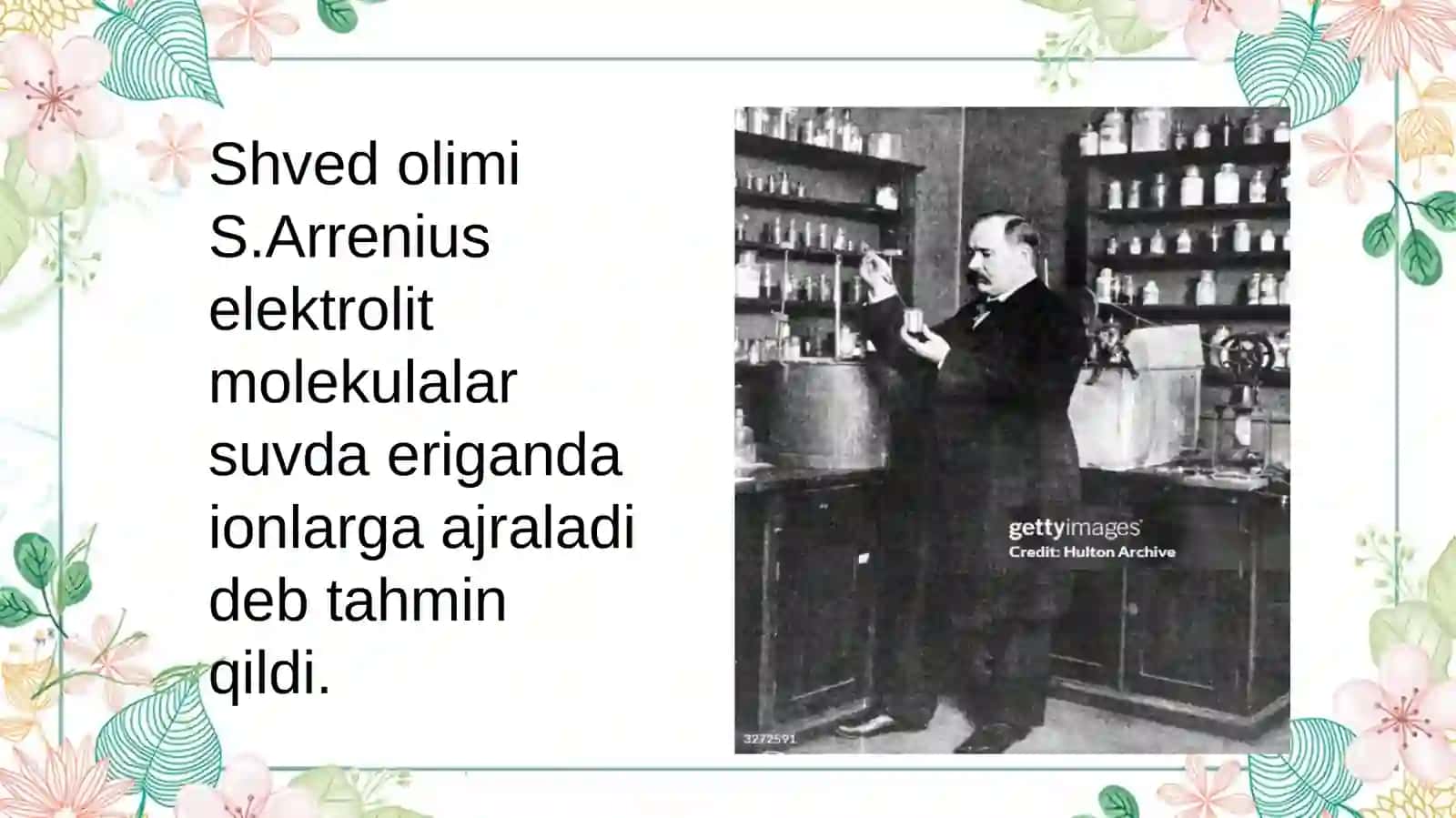 Organizmning biologik suyuqliklari elektrolit va noelektrolit erit malarsifatida 3