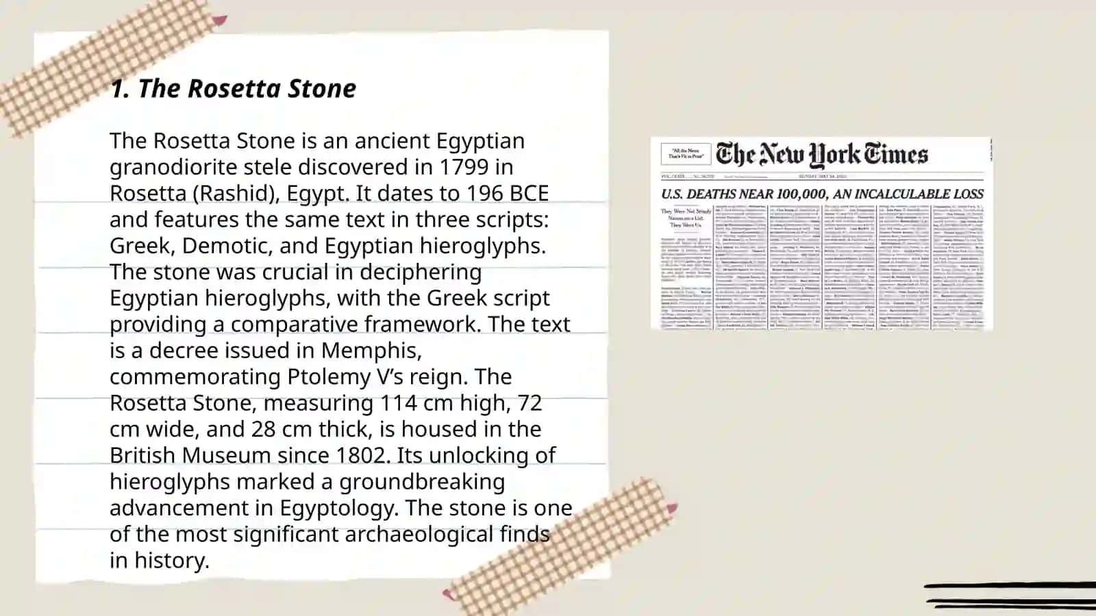 The Rosetta Stone 3