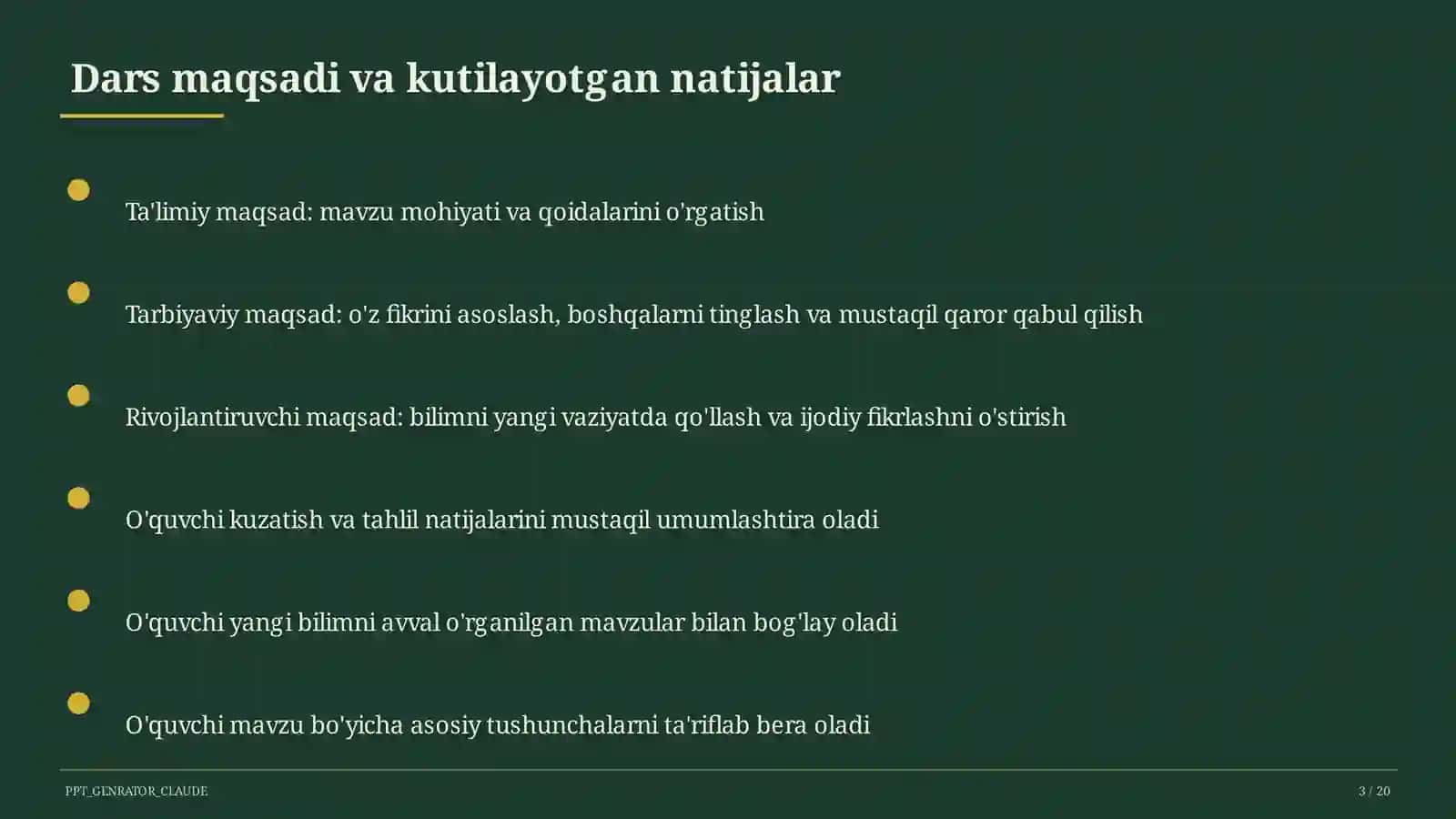Interfaol metodlar: Klaster va Aqliy hujum 3