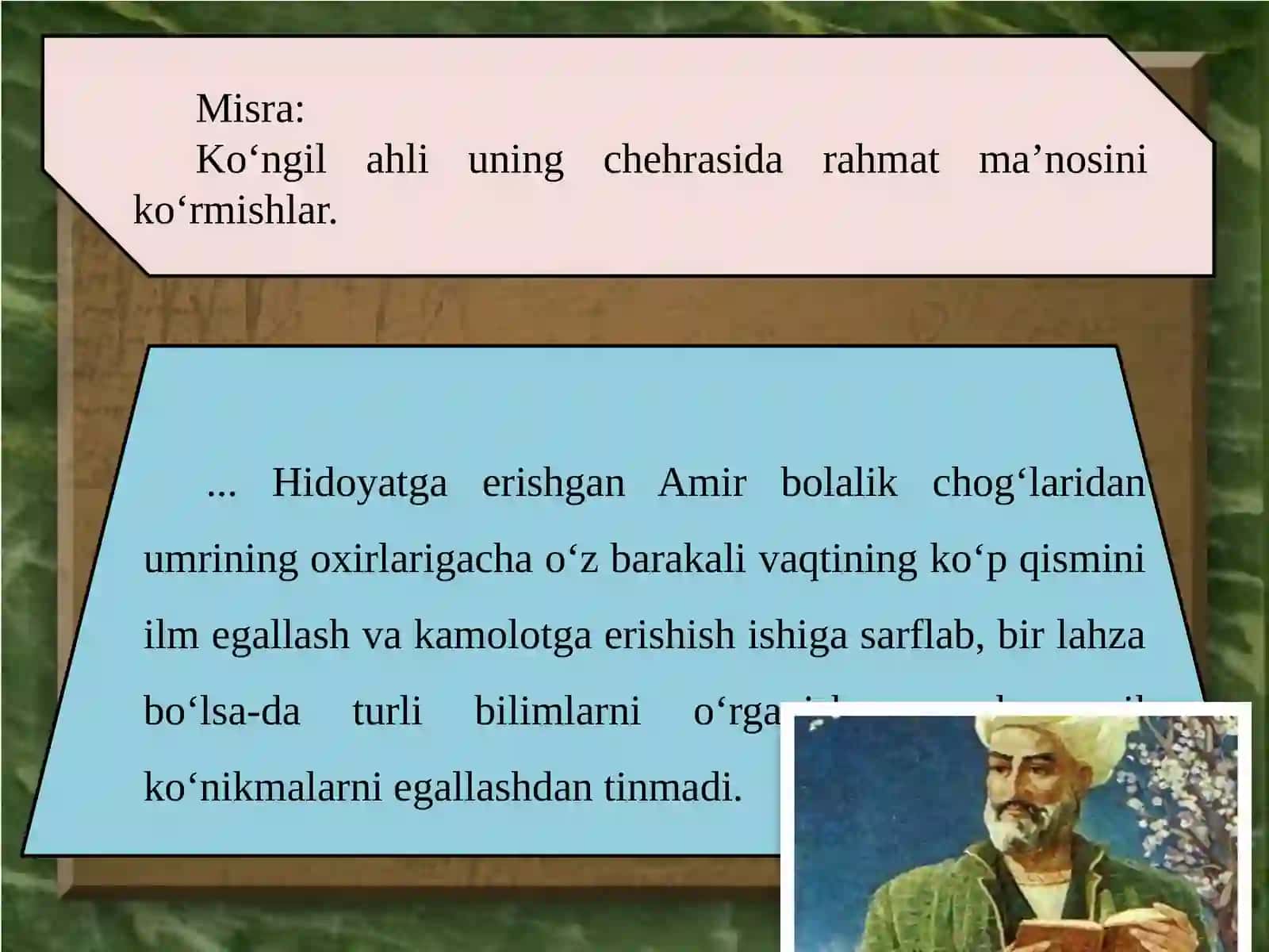 11-sinf Adabiyot fanidan Alisher Navoiy hayoti va ijodi dars taqdimoti 3