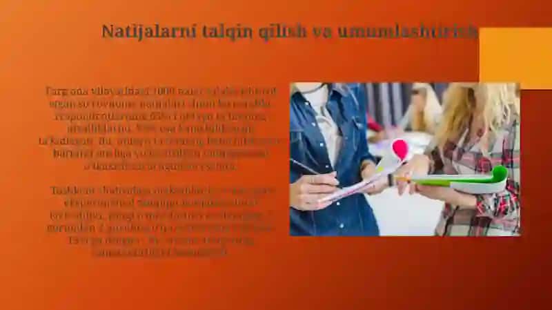 O‘quvchilarning o‘zlashtirishini tadqiq etish metodikasi 3