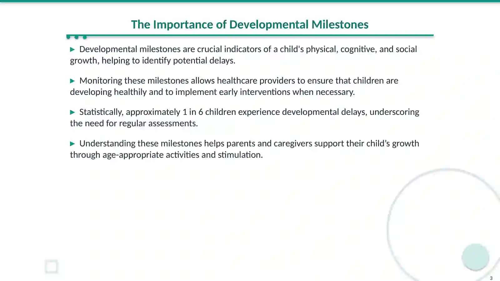Understanding Developmental Milestones in Children 3