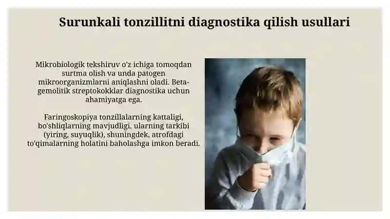 Surunkali bronxit va surunkali tonzillit: Sabablari, belgilari va diagnostikasi 3