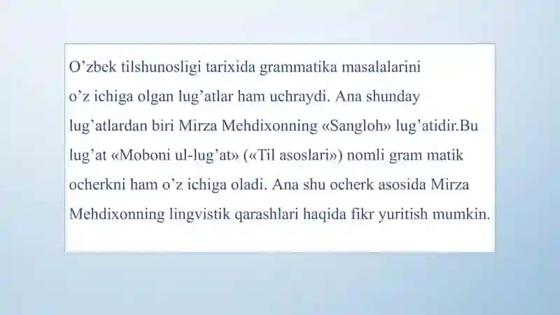 O’rta asrlar lug’atchiligi va ularda grammatikaning aks etishi 3