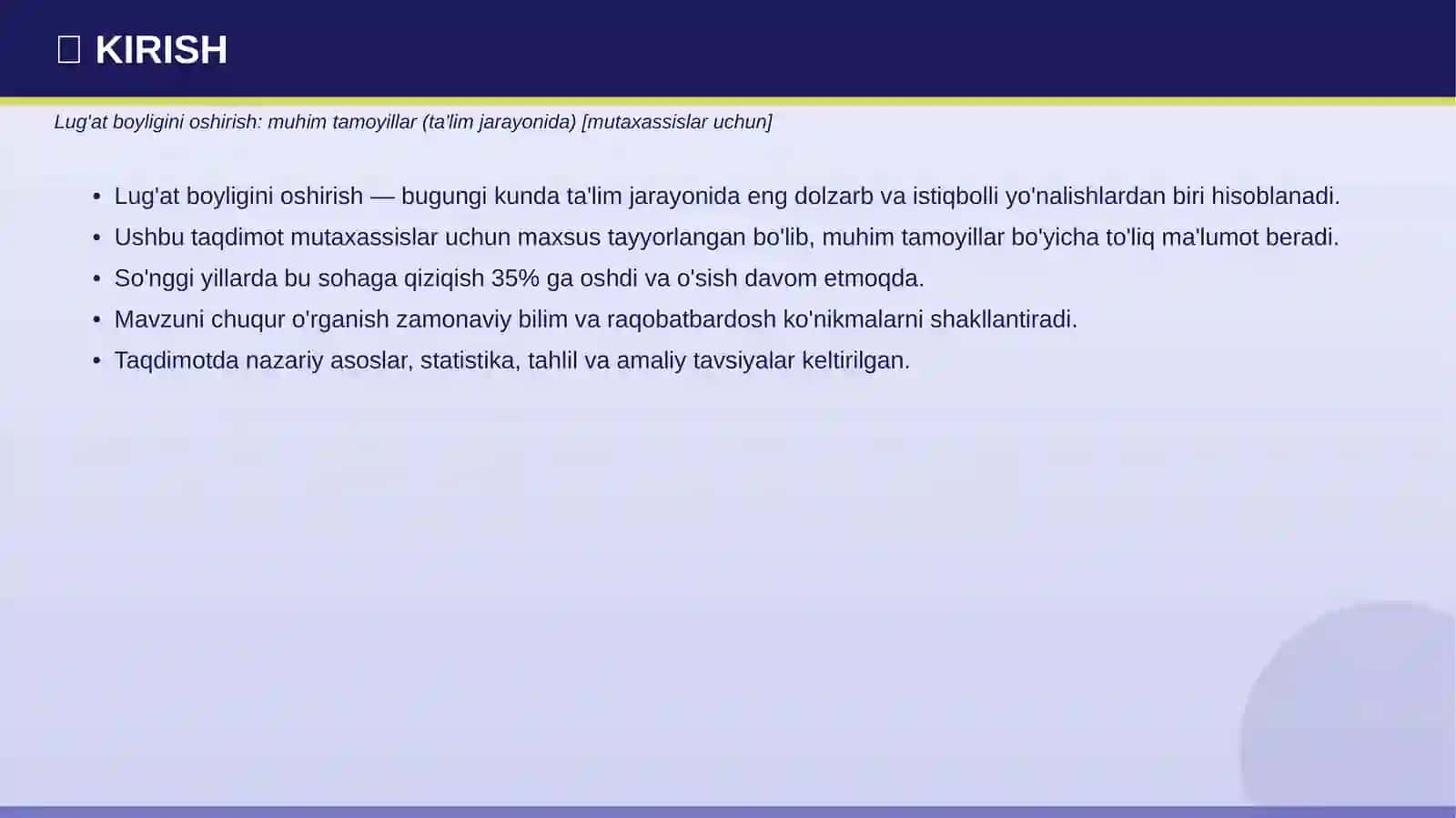 Lug'at boyligini oshirish: Muhim tamoyillar 3