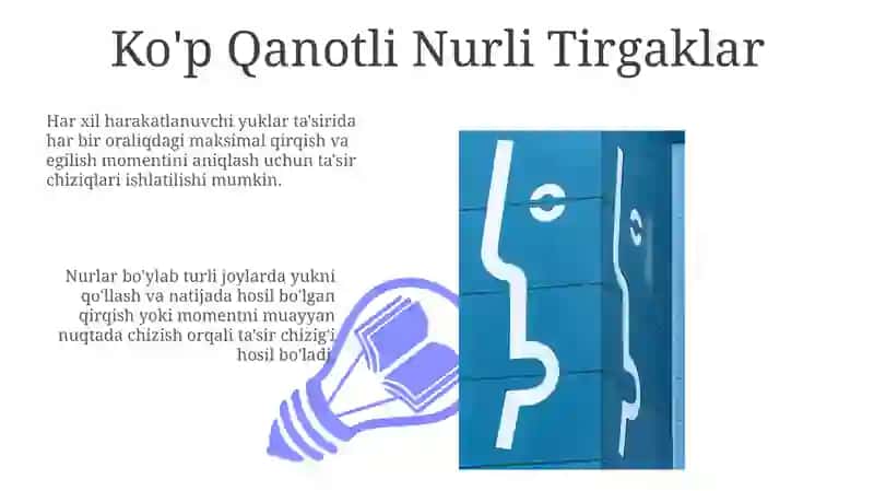 Ko'p Qanotli Nurli Tirgaklar 3
