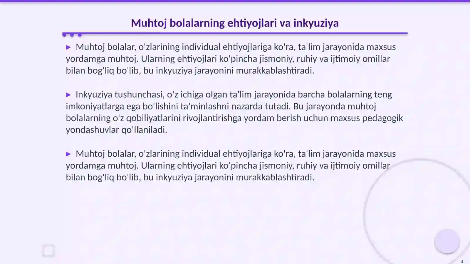 Alohida yordamda muhtoj bolani samarali inkyuziyasi uchun tashqi sharoitlar 3