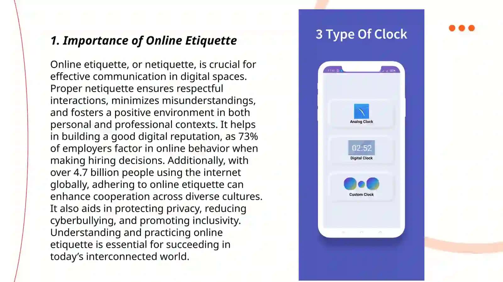 On-line etiquette |Gadgets in our life 3