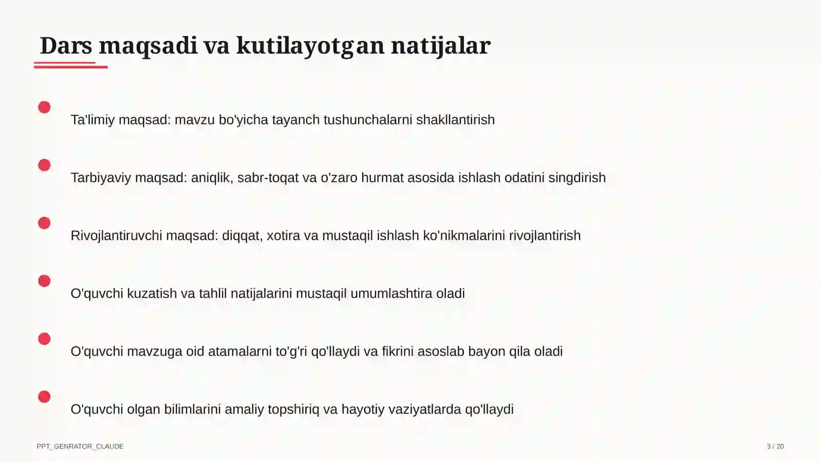 Belgi va harakat bildirgan so'zlar (2-sinf) 3