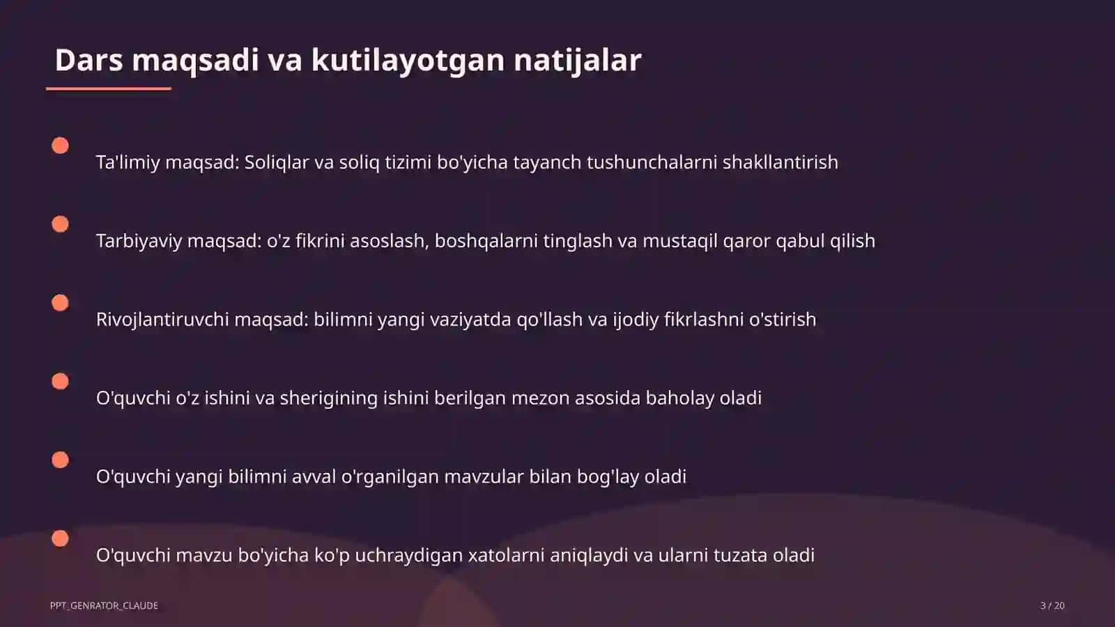 Soliqlar va soliq tizimi (10-sinf) 3