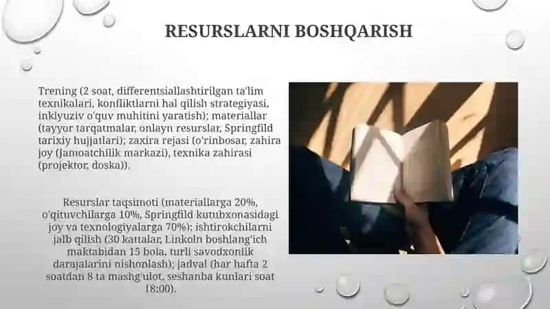 Ona tili va oʻqish savodxonligi toʻgarak rejasini tuzish 3