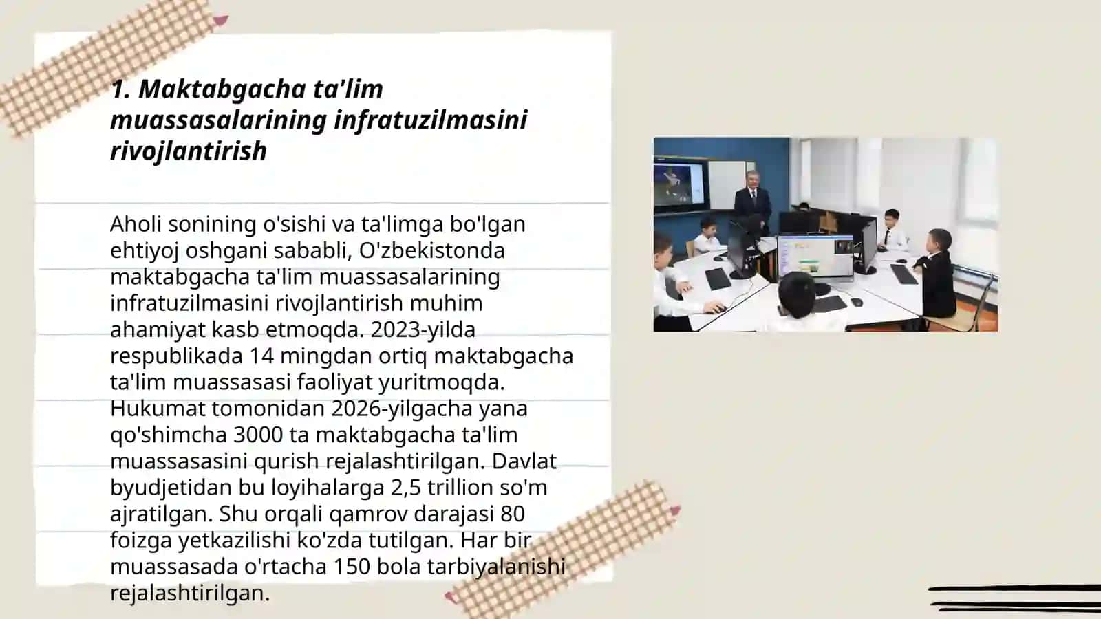 Oʻzbekiston Respublikasi maktabgacha ta'lim tizimini 2030-yilgacha rivojlantirish konsepsiyasi 3