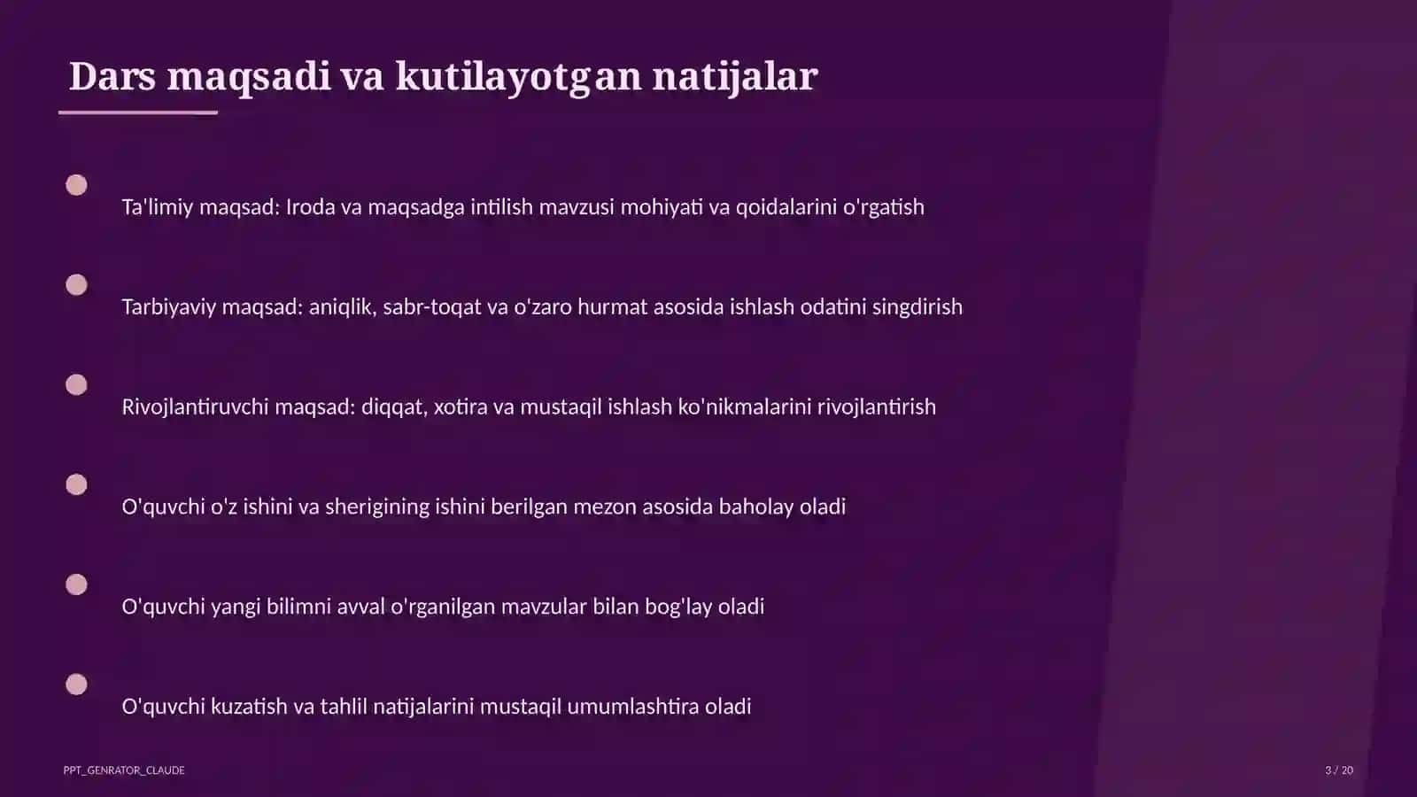 Iroda va maqsadga intilish (9-sinf) 3