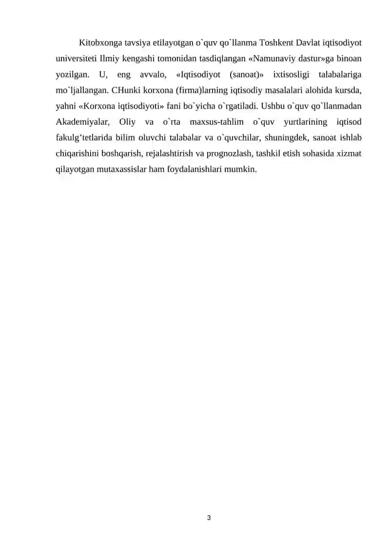 ISHLAB CHIQARISH VA AMALGA OSHIRISH METODOLOGIYASI VA TEXNOLOGIYASI MILLIY DASTURLARI 3