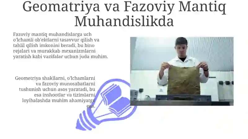 Geomatriya va Fazoviy Mantiq Muhandislikda 3