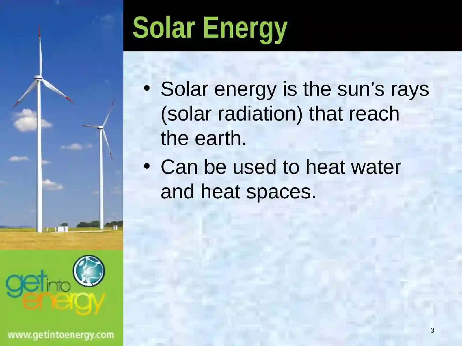 Solar Energy 3