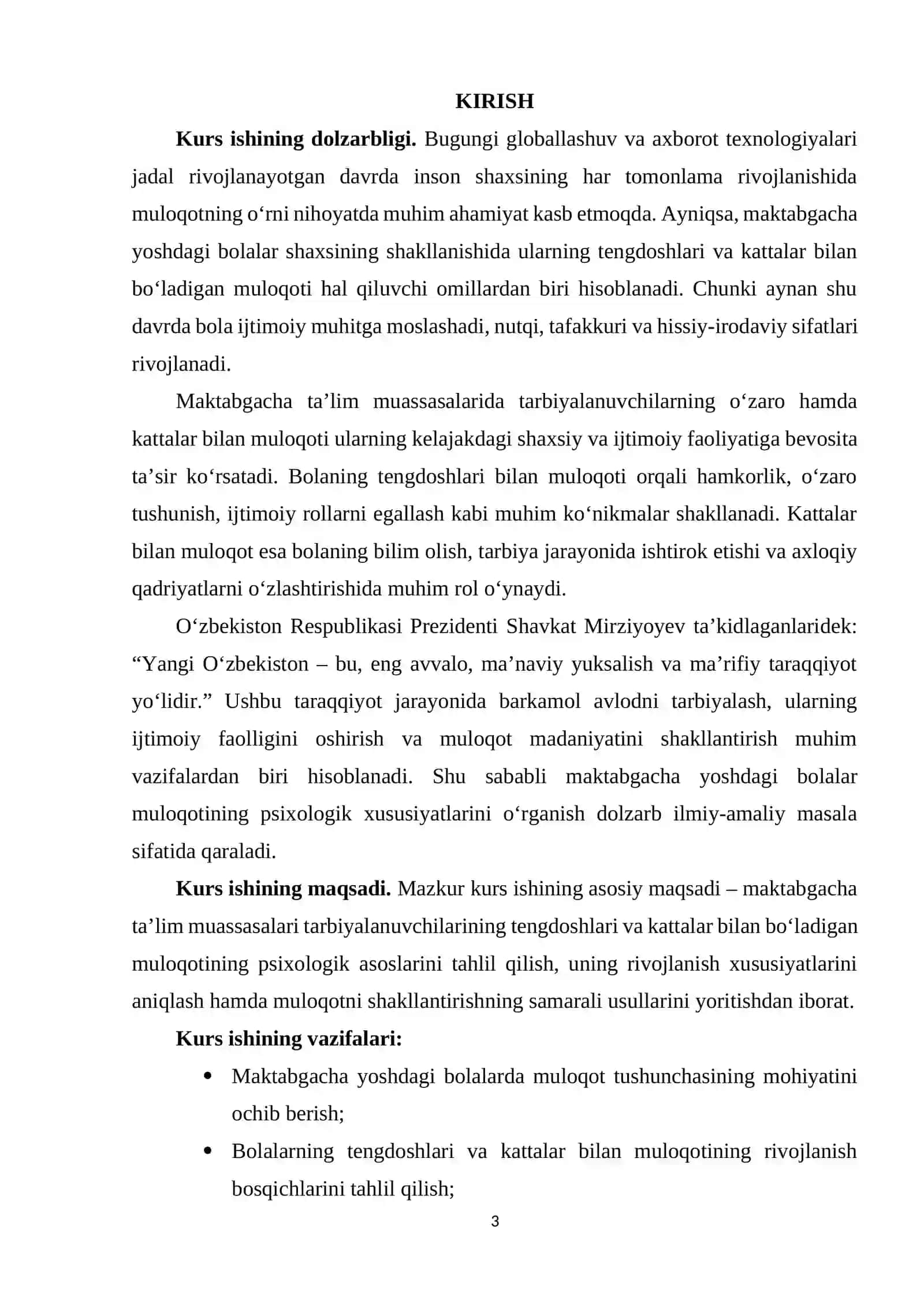 Maktabgacha tarbiya muassasalari tarbiyalanuvchilarining tengdoshlari va kattalar bilan bo‘ladigan muloqoti 3