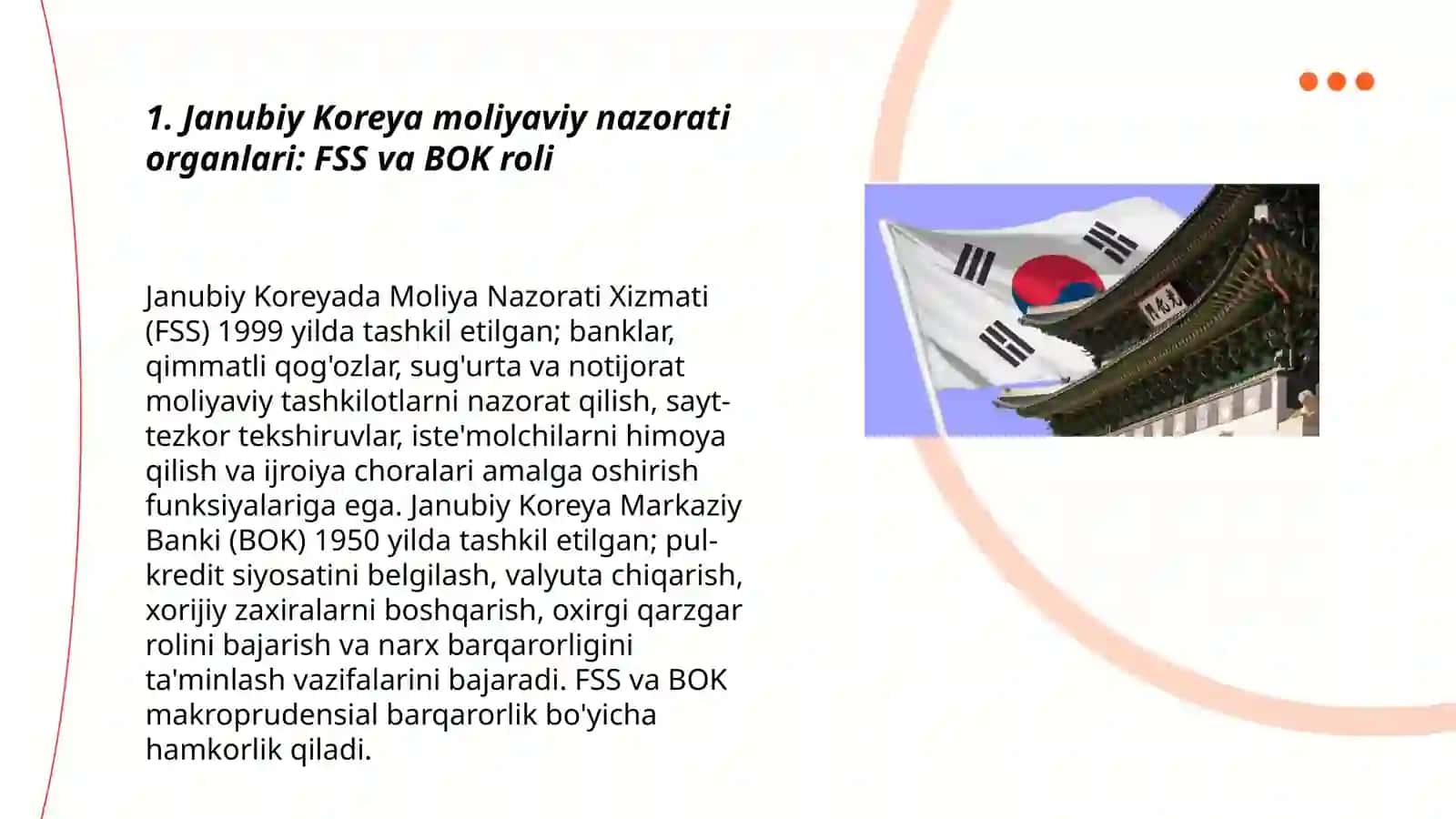 Janubiy Koreya moliyaviy nazorati tizimi 3