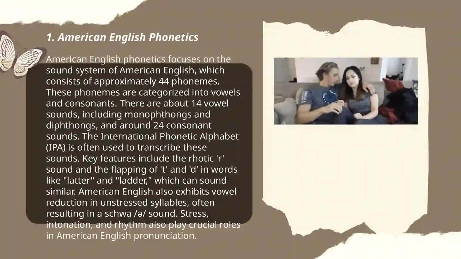 Varieties of English: English as a mother tongue (The USA) (Australia) 3
